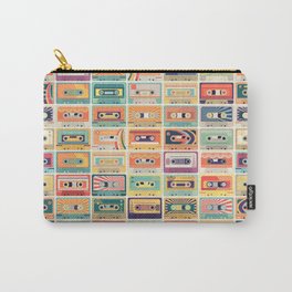 Retro 90s Mixtapes Carry-All Pouch | Cassette, Retro, 80S, 90S, Mix, Popart, Eighties, Analog, Pattern, Symbol 