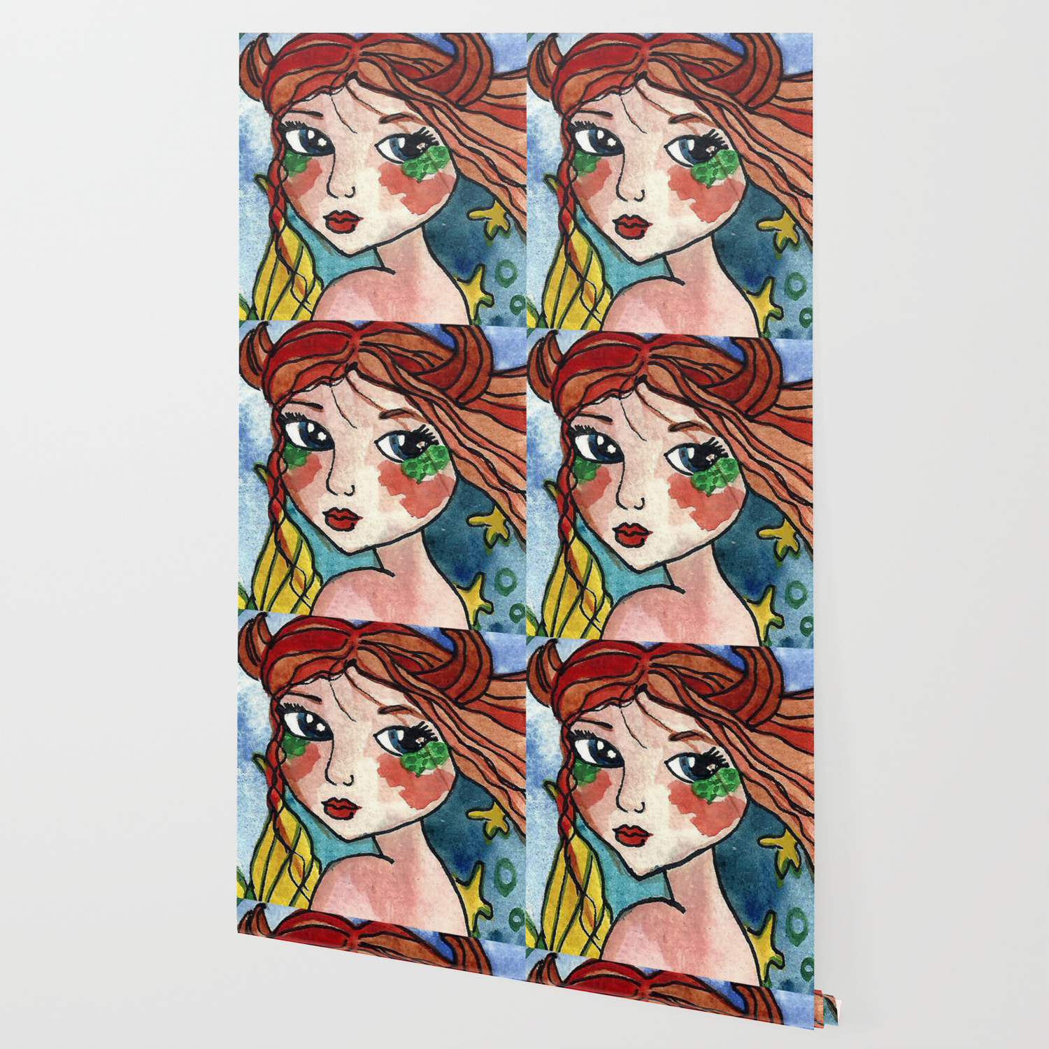 Mer Taurus Wallpaper By Fairychamber Society6