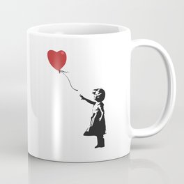 Girl with Balloon - Banksy Graffiti Coffee Mug