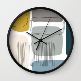 Abstract Shapes 01 Wall Clock