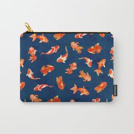 Watercolor Goldfish Pond - Moody Carry-All Pouch