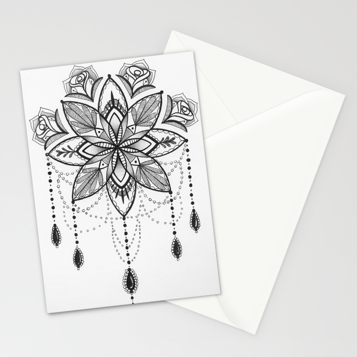 Flowing Mandala Chandelier Drawing Stationery Cards By Robinelizabethart Society6 These mystic images known as mandalas were created by buddhists , but have been used in hinduism and other religious practices for centuries. flowing mandala chandelier drawing stationery cards by robinelizabethart