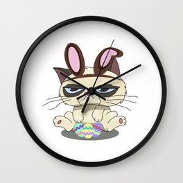 Grumpy Easter Wall Clock