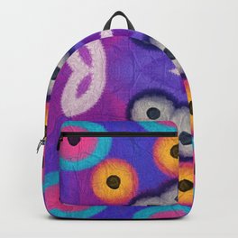 Purple abstract Backpack