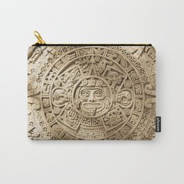 AZTEC CALENDAR MEXICO ART Carry-All Pouch