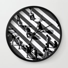 Tokyo Shibuya Crossing bnw print Wall Clock | Photoprints, Shibuya, Photographyprints, Blackandwhite, Photographyprint, Japan, Japanprint, Photo, Shibuyacrossing, Tokyoposter 