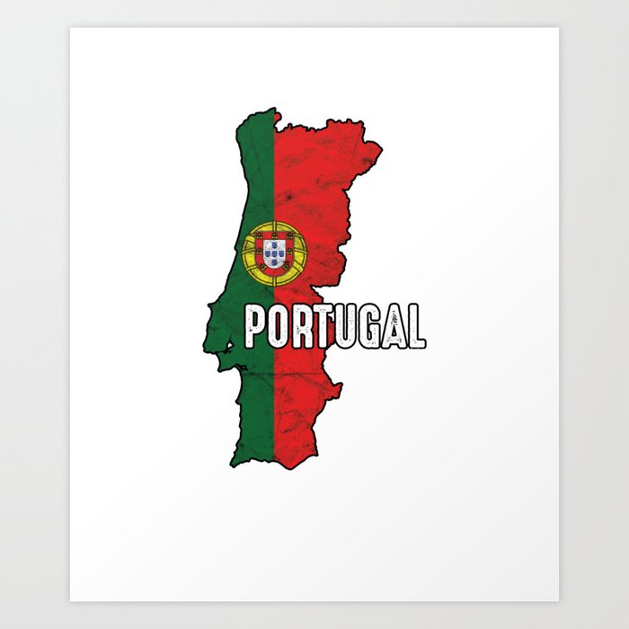 Patriotic Portugal Flag Portuguese Patriotism Nationalism Art Print By Tomgiant Society6