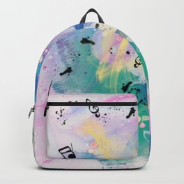 Musical Fantasy, Colorful Abstract  Backpack