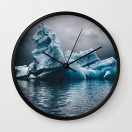 iceberg in iceland Wall Clock