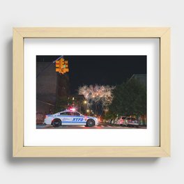 Fireworks x 12 Recessed Framed Print