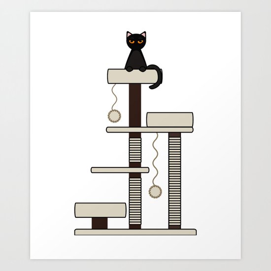 Cat Shirt My Cat Misses Me Too Evil T Shirt Art Print By Pleiwell