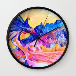dragon benefico Wall Clock