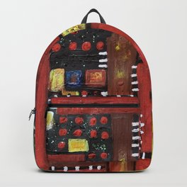 Patched and Parceled, a beautiful geometric design Backpack