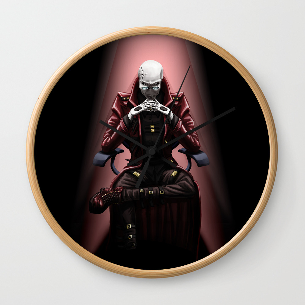 Dr W D Gaster Underfell Wall Clock By Muddytiger Society6
