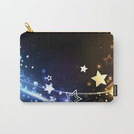 Abstract Background with Contrasting Stars Carry-All Pouch