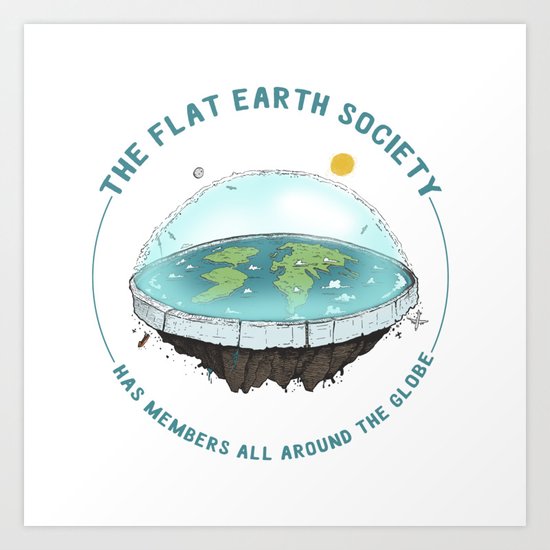 flat earth society number of members
