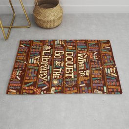 Go to the library Rug