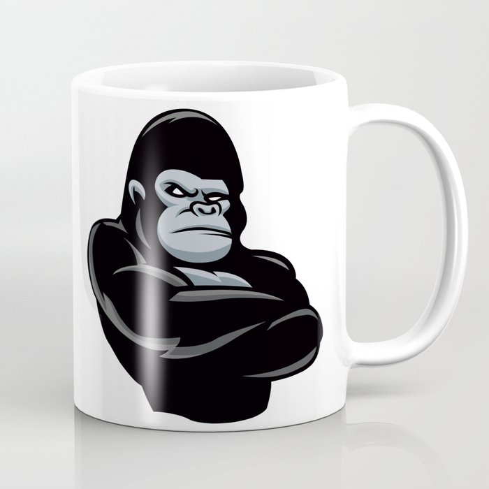 angry gorilla.black gorilla Coffee Mug by marios | Society6