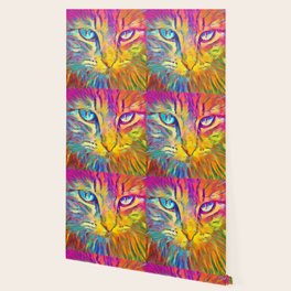 I Love Cats Wallpaper For Any Decor Style Society6 I Love Cats Wallpaper For Any Decor Style Society6