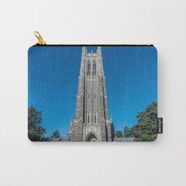 Front view of the Duke Chapel tower in early fall, Durham, North Carolina Carry-All Pouch