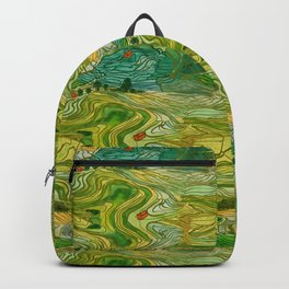 Terraced Rice Paddy Fields Backpack