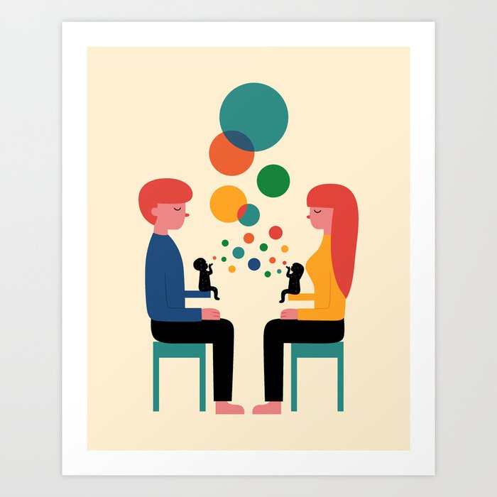 Discover the motif SOUL COMMUNICATION by Andy Westface as a print at TOPPOSTER