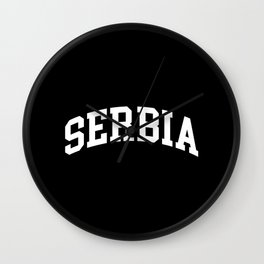 Serbia Southeast Europe Serbs Wall Clock