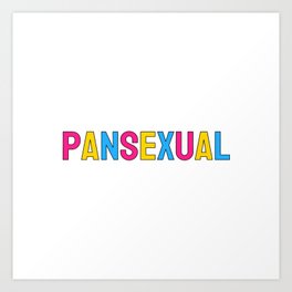 Pansexuality Art Prints For Any Decor Style Society6