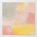 Pretty Watercolor Abstract Painting Leinwanddruck
