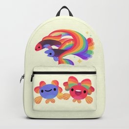 Rainbow guppy 3 Backpack
