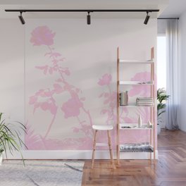 Pastel Pink Roses on the Beach Wall Mural