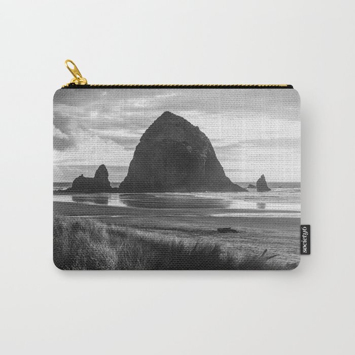 Cannon Beach Sunset Black And White Nature Photography Carry All Pouch By Cascadia Society6 Ocean sunset drawing at getdrawings.com | free for personal use ocean sunset drawing of your choice. society6