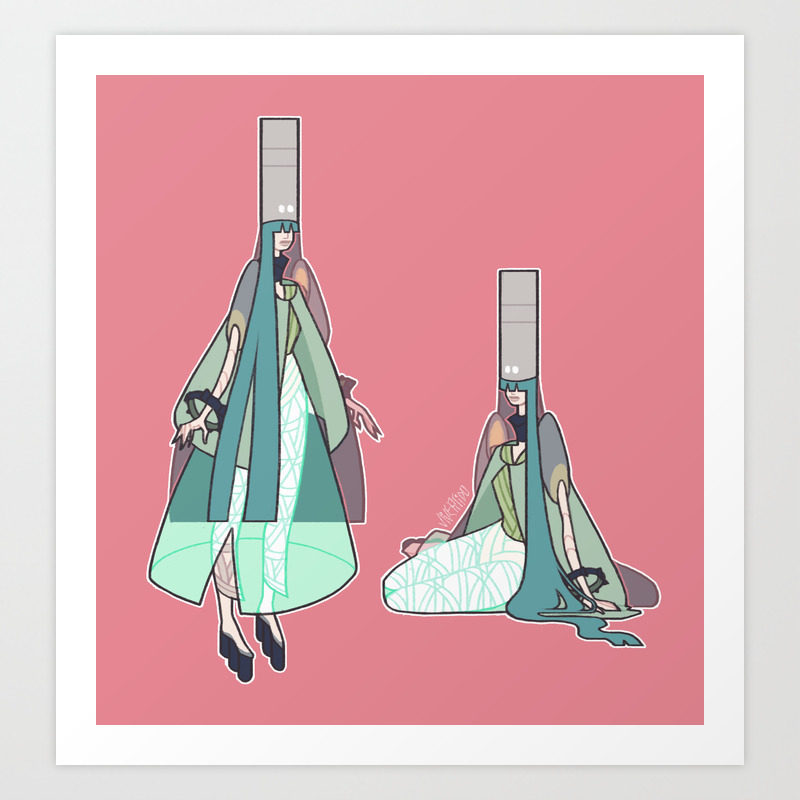 Celesteela Gijinka Art Print By Vivertido Society6