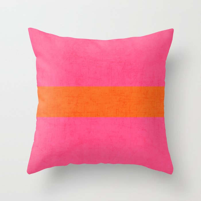hot pink and orange classic  Deko-Kissen | Graphic-design, Muster