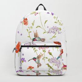 Hummingbird floral Backpack