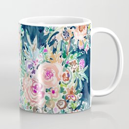 SO RICH Dark Boho Floral Coffee Mug