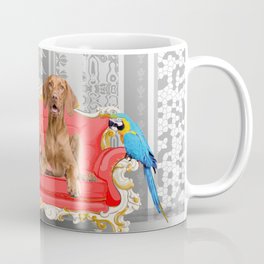 Pet Animals Baroque Couch - Dog - Cat - Bunny - Squirrl Coffee Mug