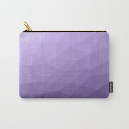 Ultra violet purple geometric mesh pattern Carry-All Pouch