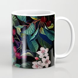 Vintage & Shabby Chic - Sakura Cherry Blossoms Botanical Night Garden Coffee Mug