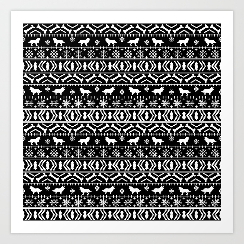 Border Collie Fair Isle Christmas Black And White Holiday Sweater Dog Breed Gifts Art Print By Petsilhouettes Society6 Christmas border transparent images (4,425). border collie fair isle christmas black and white holiday sweater dog breed gifts art print by petsilhouettes