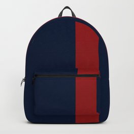 Navy Red Red Backpack | Graphicdesign, Red Stripes, Vertical Stripes, Abstract, Navy Red Red, Stripes, Bars, Red, Pulaskishepherdco, Navy Red 