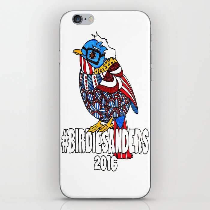 Bernie Sanders Bird Birdie Sanders Feel The Bern Iphone Skin By Speedwagondesign Society6