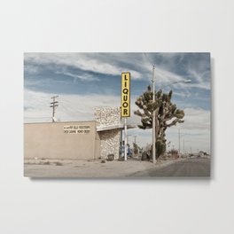 Liquor Store Yucca Valley Metal Print