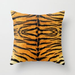 Beautiful Tiger Print Throw Pillow