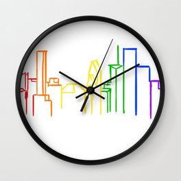 Houston Pride Wall Clock