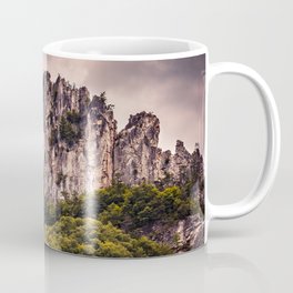 Seneca Rocks State Park West Virginia Landscape Mountains Stormy Coffee Mug