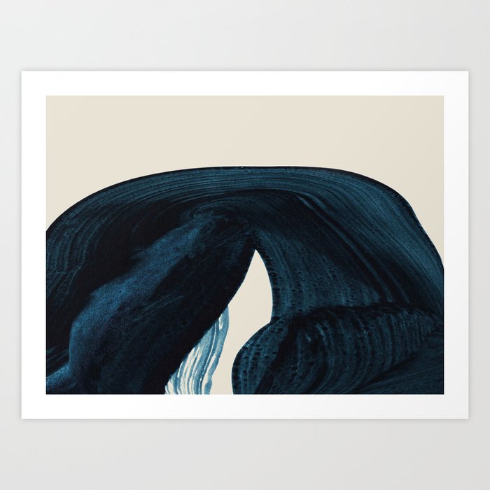 Lux Blue Kunstdrucke | Gemälde, Abstrakt, Aqua, Reisen, Fernweh, Contemporary, Abstrakte-kunst, Navy-blue, Minimal, Abstract-prints