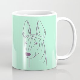 Xoloitzcuintli (Mint and Mauve) Coffee Mug