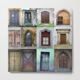 Colorfulness Doors collection  Metal Print | Colorfulness, Midcenturyart, Abstract, Abstractive, Streetart, Outdoor, Collage, Modernart, Inspiration, Contemporary 