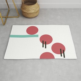 If Your Friends Jumped Off a Cliff... #minimal #buyart Rug